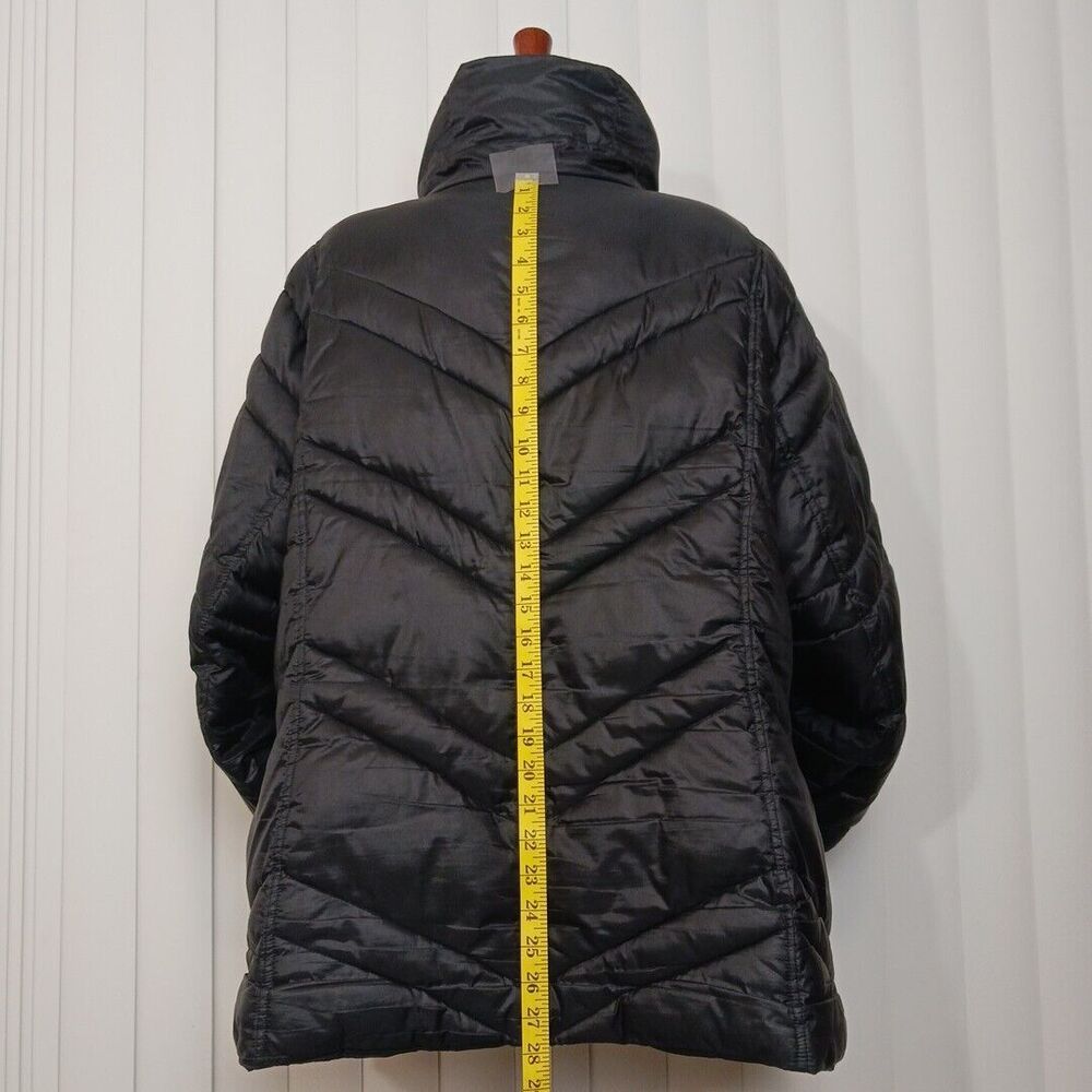 Sam Edelman Puffer Jacket Womens Size 3XL Quilted Insulated Coat Black FLAW - Picture 6 of 16